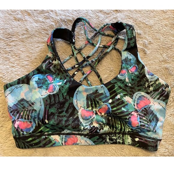 CVG "Skull Full" Butterfly Back Sports Bra (M) - Picture 1 of 6